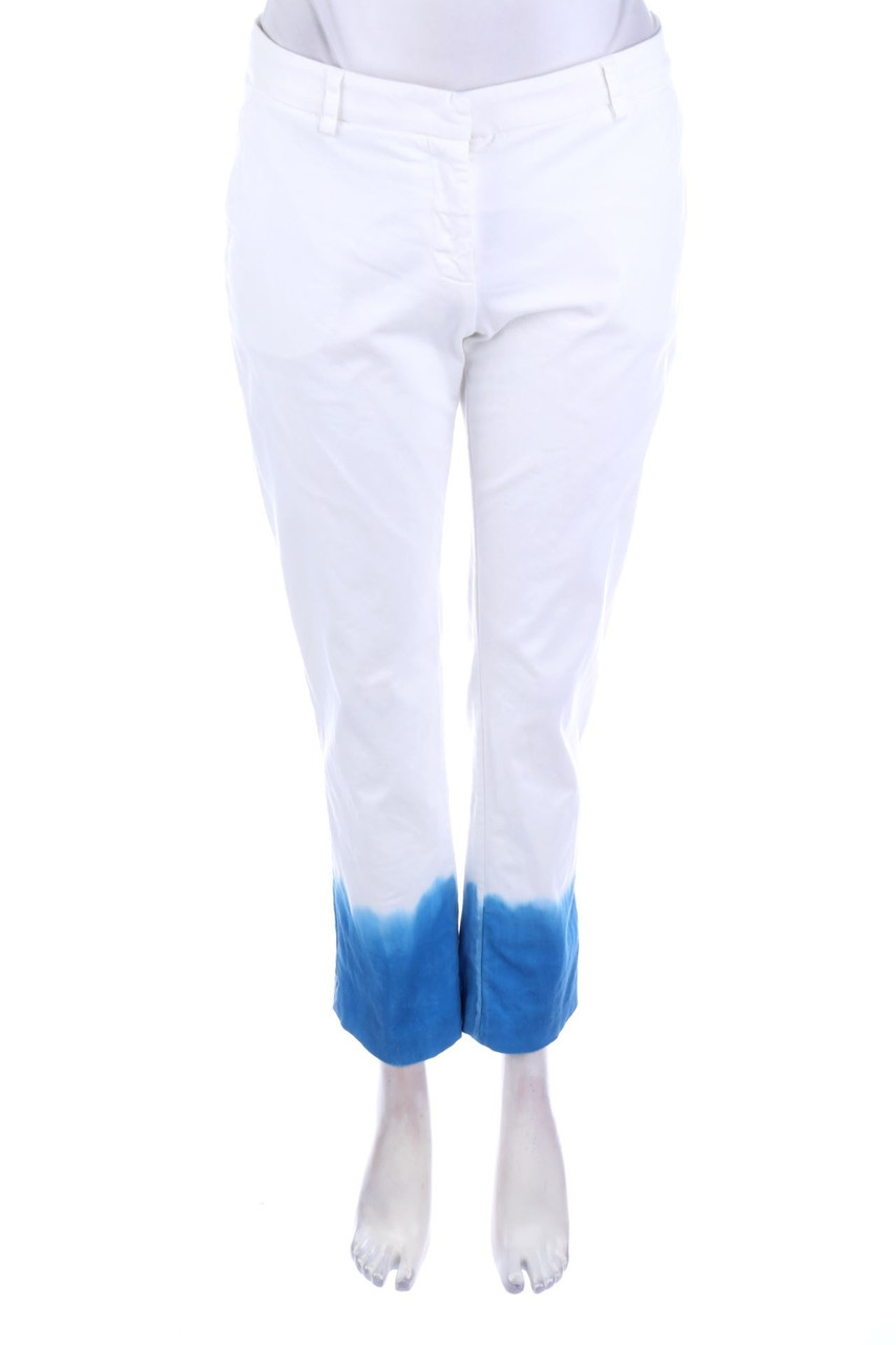 True Royal - Chino Pants with Dip Dye-Effect - D 34