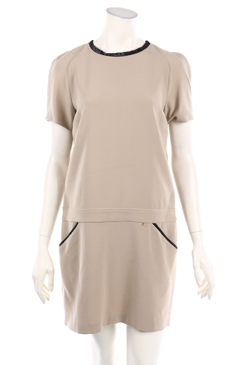 TOY G - Dress with Faux Leather Details - D 38