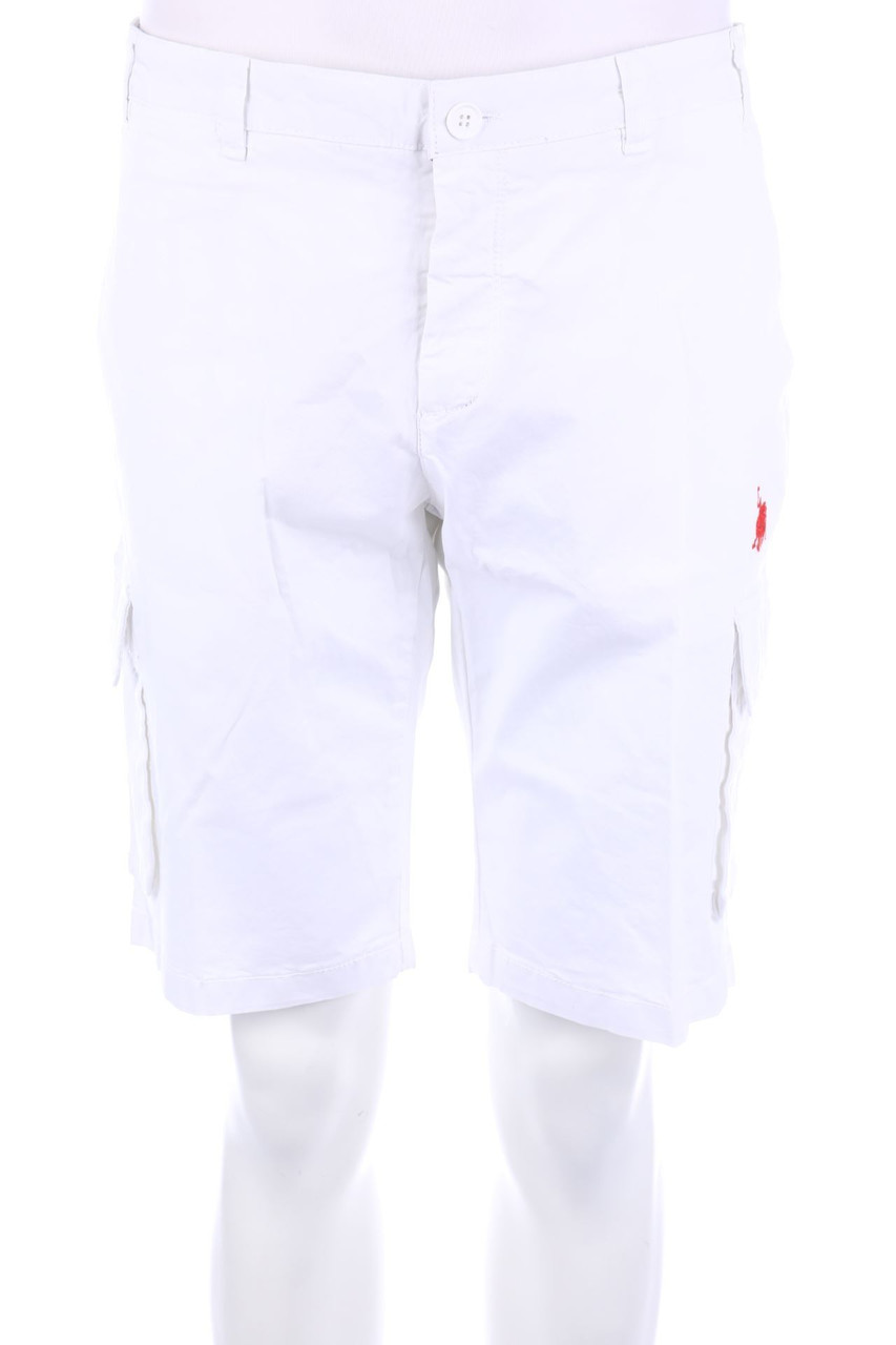 USA POLO SPORT - Cargo-Shorts aus Baumwoll-Mix mit Logo-Stickerei - 52