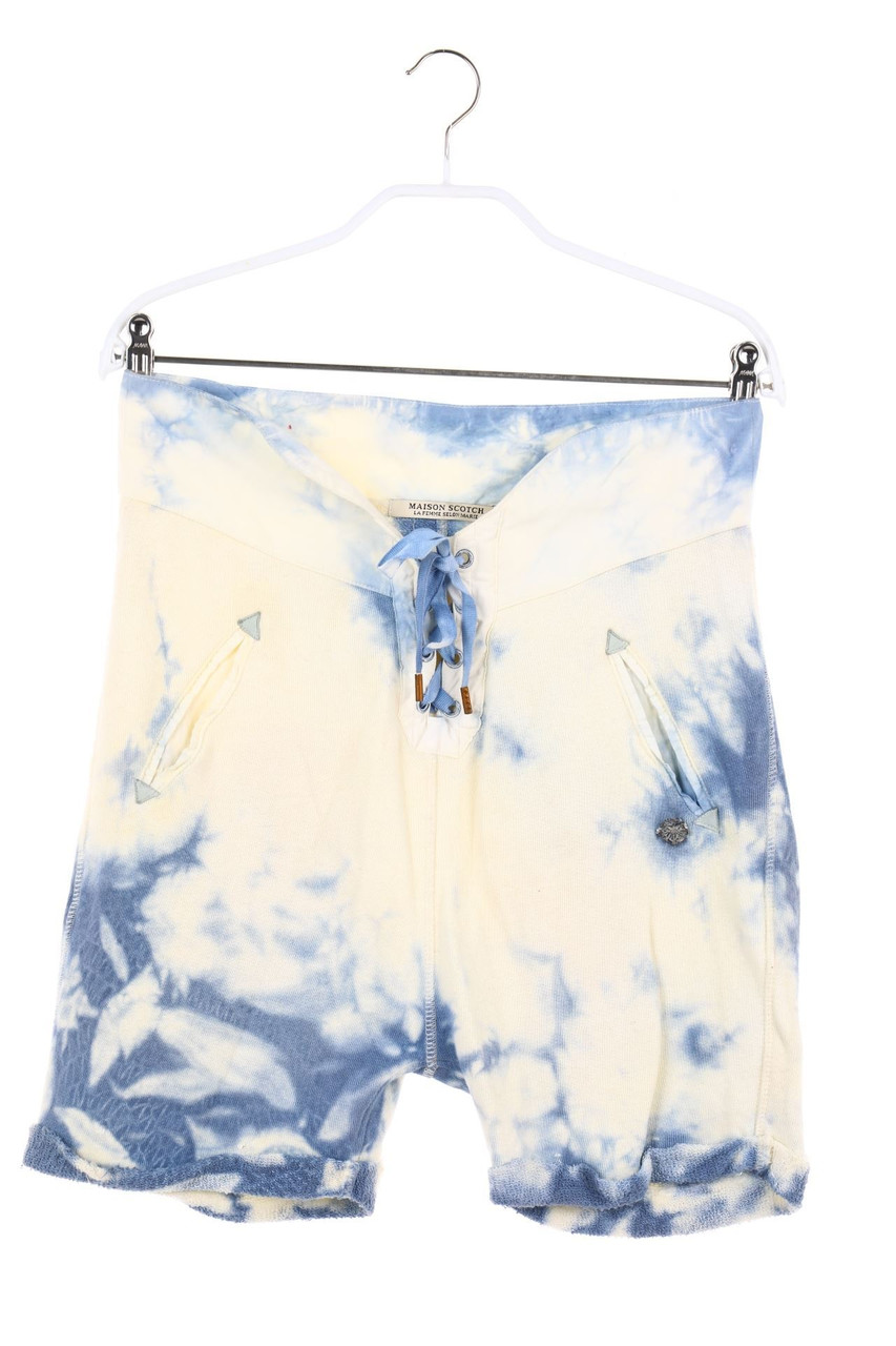 MAISON SCOTCH - BatikSweat-Shorts with Lacing - D 38
