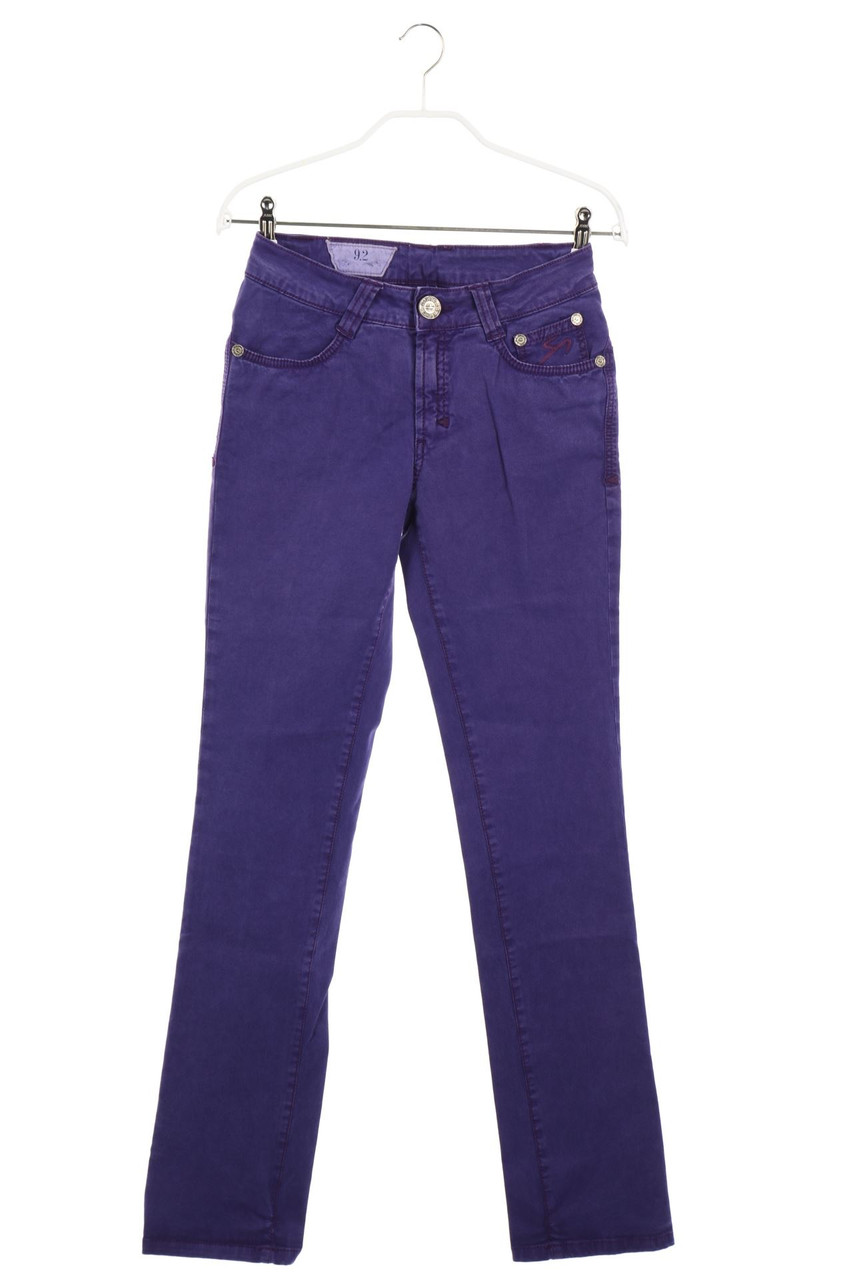 9.2 by Carlo Chionna - Straigh Cut Jeans with Logo-Stitching - W26