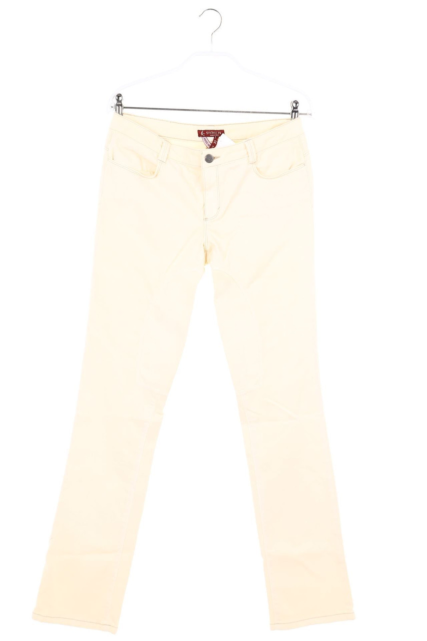 SIVIGLIA - Straight Cut Jeans mit Kunstleder-Details - W31