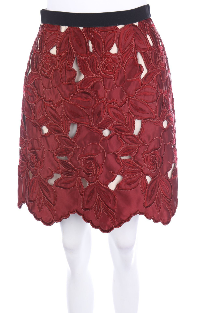 coast - Satin Skirt with Cut-outs - D 34