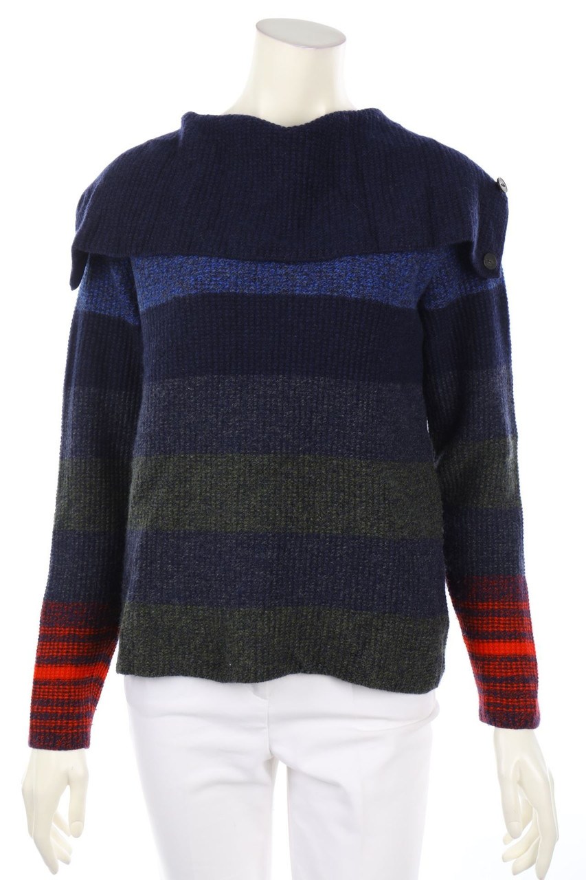 LACOSTE - Schurwoll-Pullover mit Kragen - L