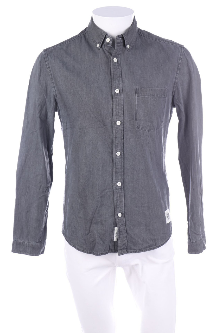 Marc O´Polo DENIM - Jeans-Hemd mit Logo-Badge - S