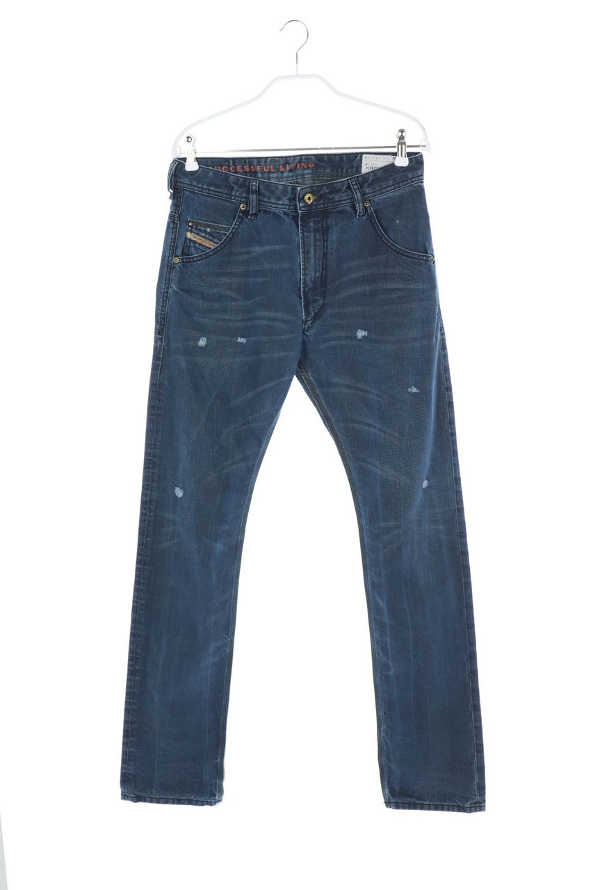 DIESEL - straight straight distressed jeans - W29