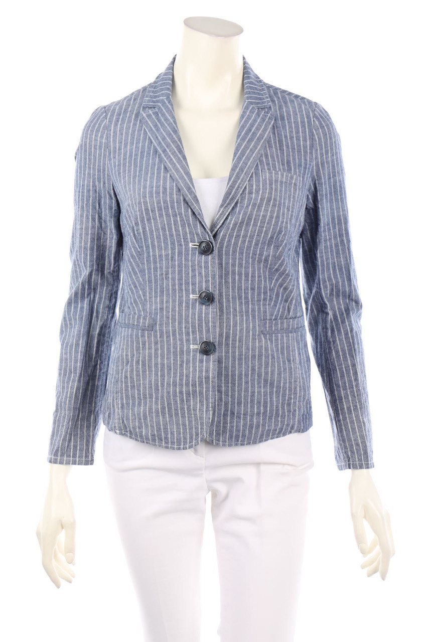 OPUS - Baumwoll-Blazer mit Elbow Patches - D 36