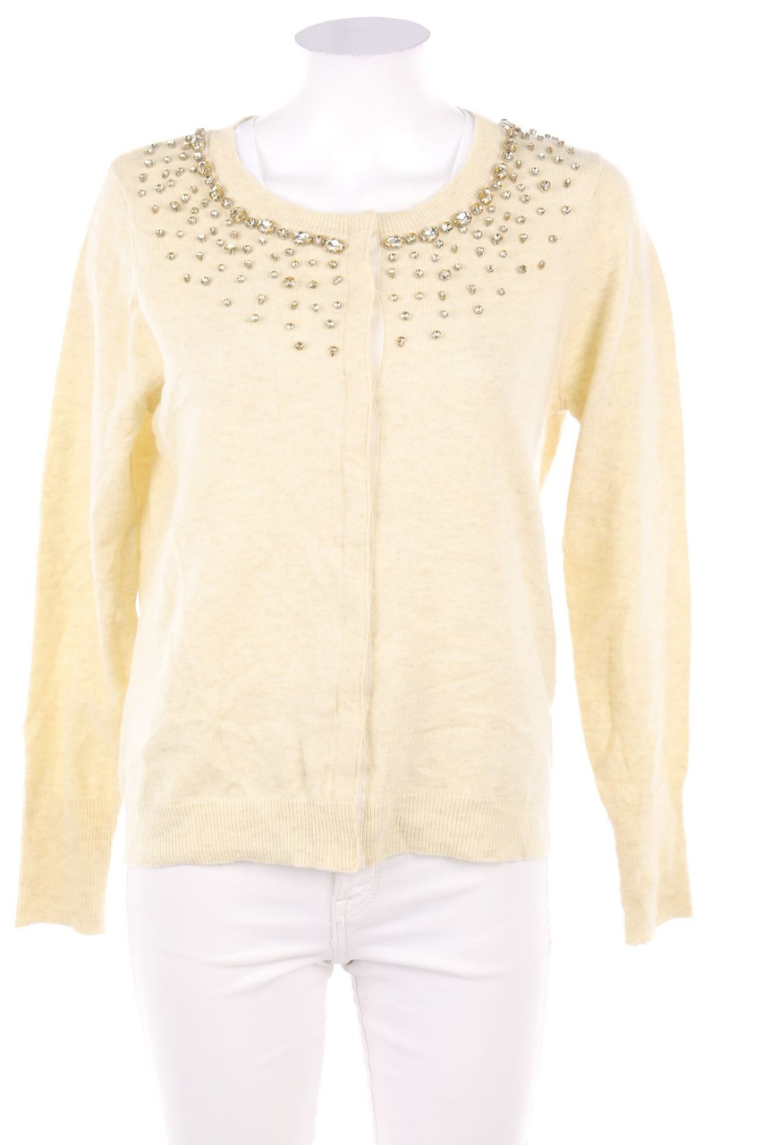 FRACOMINA - Cardigan, Wool-Blend with Jewelry Stones - M