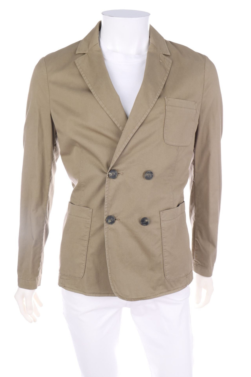 OBVIOUS BASIC - Double-Breasted Blazer, Cotton-blend - 46