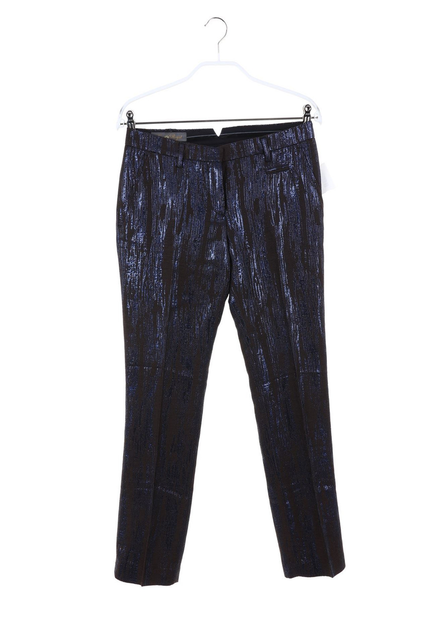 True Royal - Pants with Metallic Effect - D 36