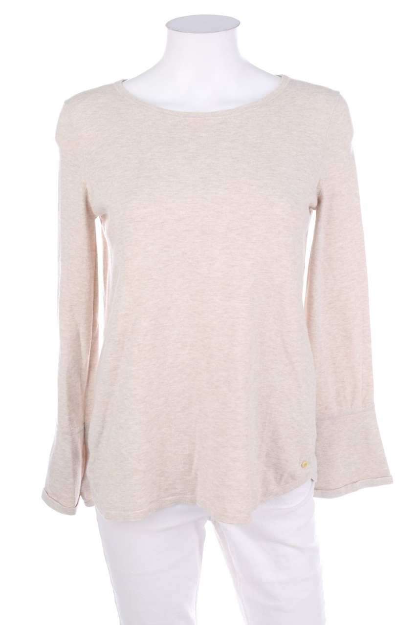 Marc O´Polo - Strick-Pullover aus Viskose-Mix mit Trompetenärmeln - S