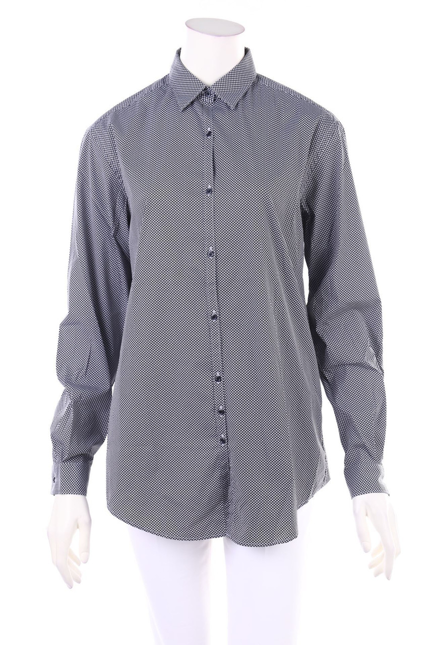 AGLINI - Hemd-Bluse mit Print - D 38