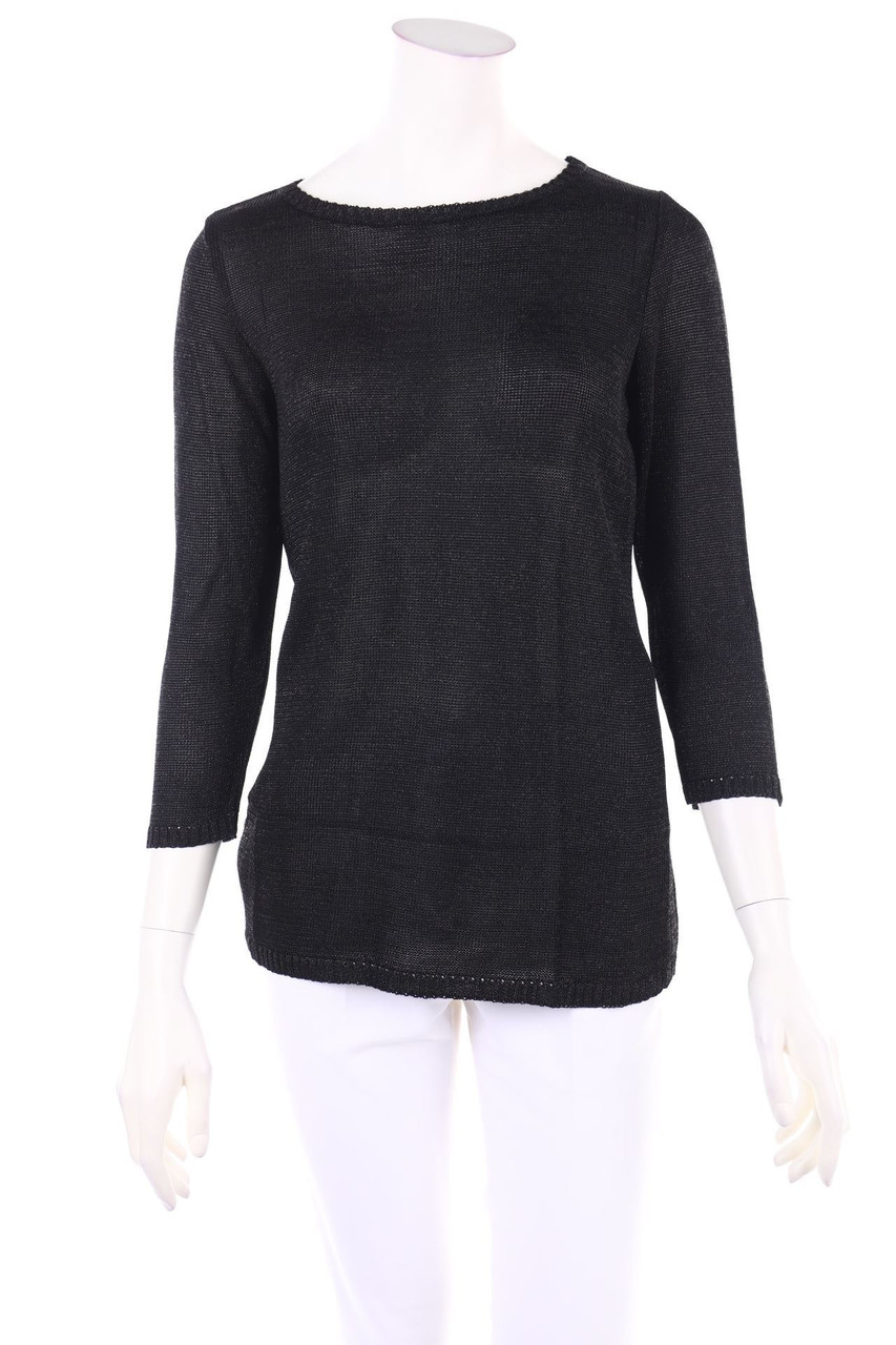 CHARLOTT - Glitzer-Strick-Pullover - S