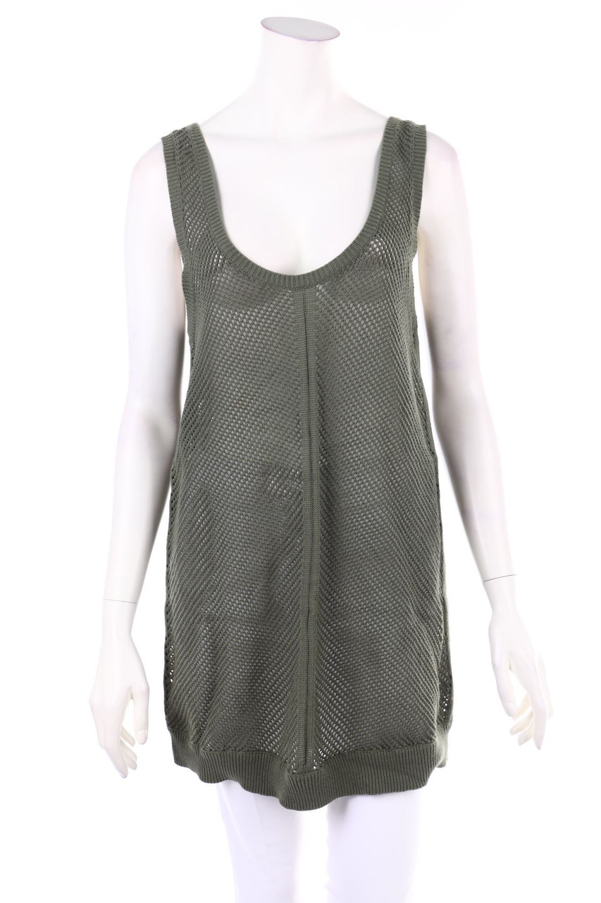 PAROSH - Strick-Top aus Baumwolle - L