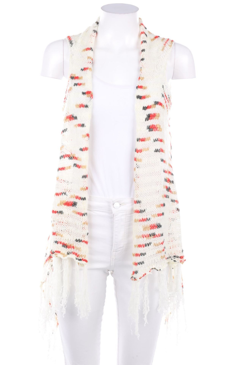 Cashmere Company - Strickweste aus Leinen-Mix - ONE SIZE