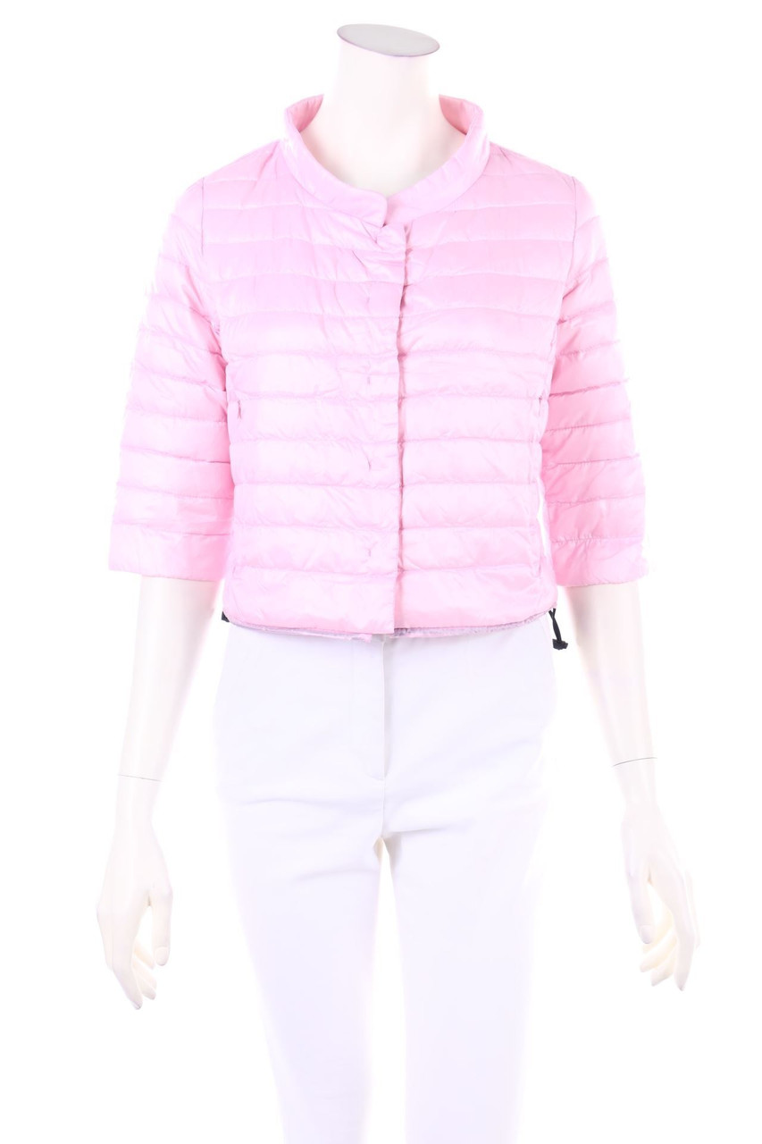 DUVETICA - Cropped Down Jacket with 3/4-Sleeves - D 36