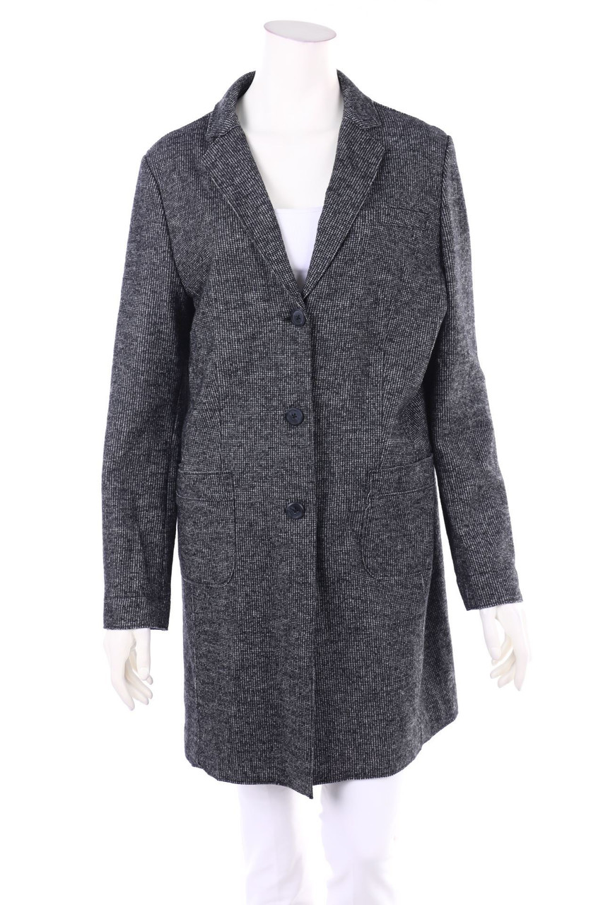 OPUS - Coat, Wool-Blend with Houndstooth Pattern - D 44