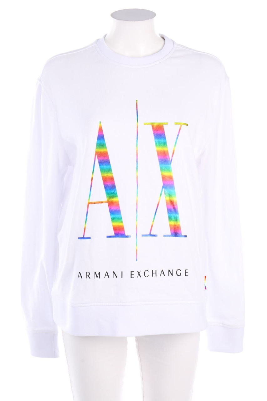 ARMANI EXCHANGE - Sweatshirt with Logo-Print - S