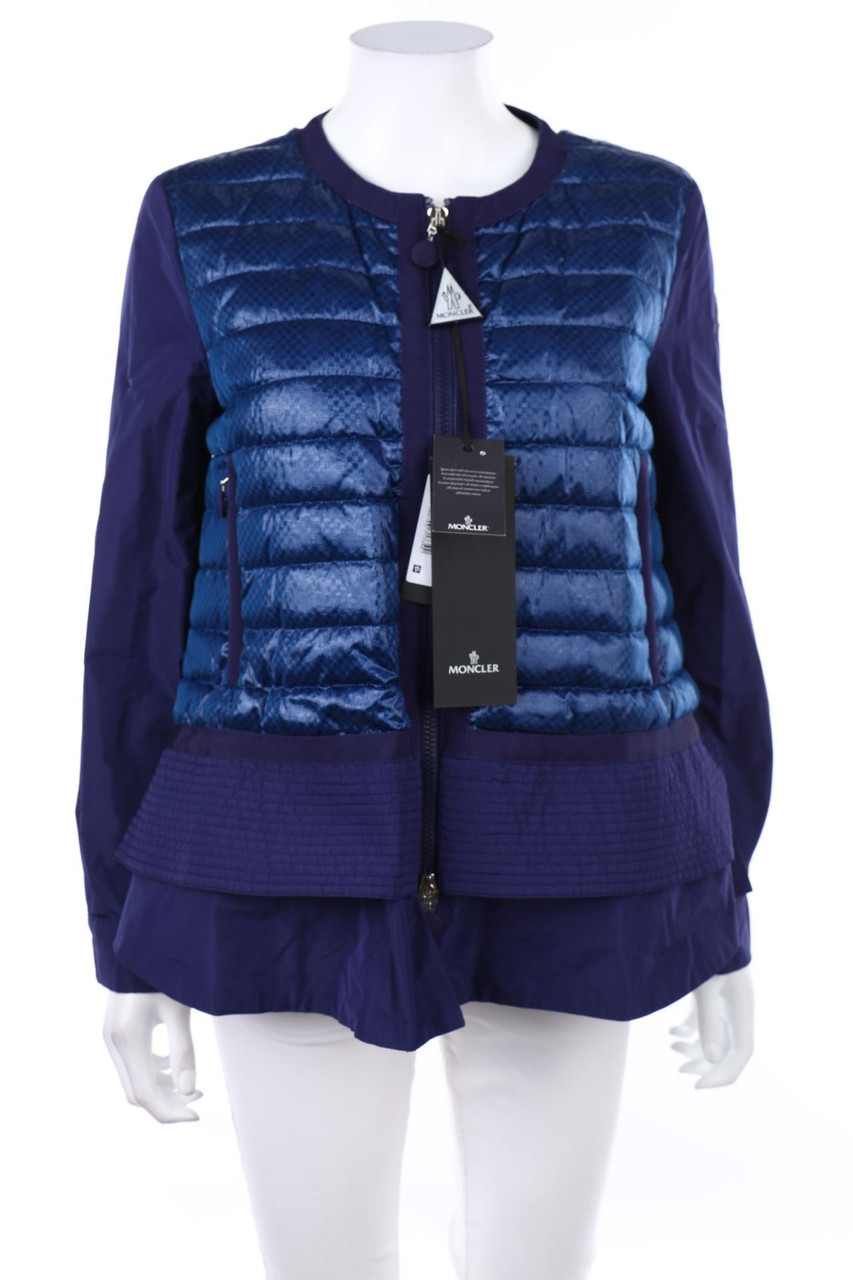 Moncler - Daunen-Jacke mit Seiden-Details - L