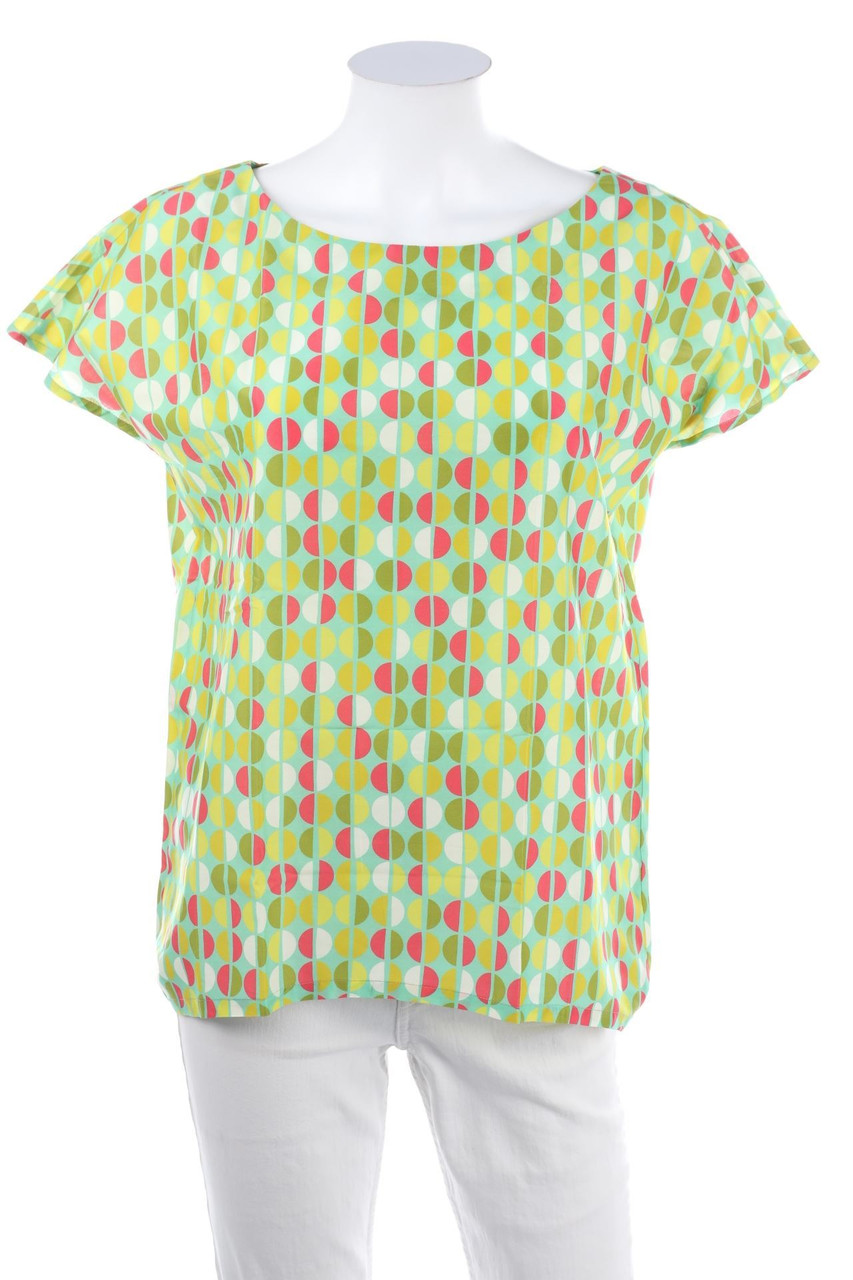 LAURA URBINATI - Shortsleeve Blouse with Dots - D 36