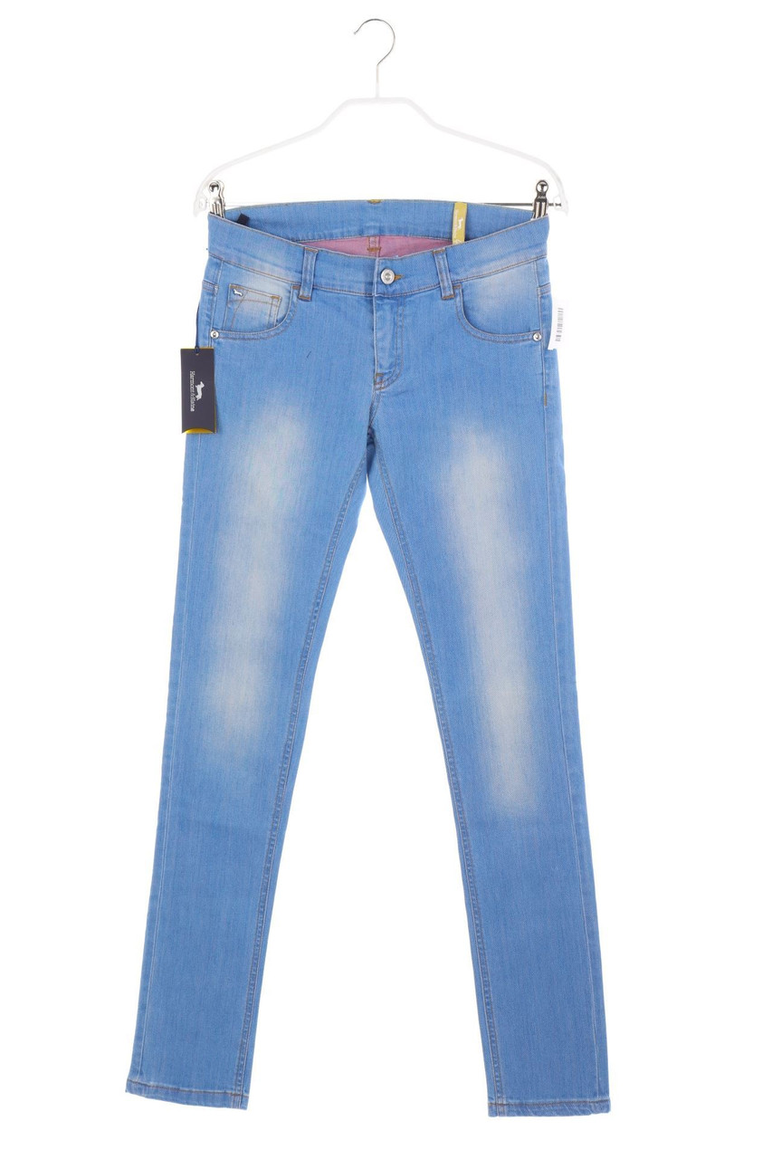 Harmont & Blaine - Used Look-jeans with Rhinestone Logo - 170