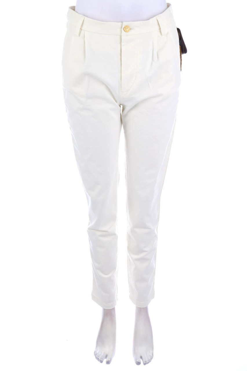 HISTORY REPEATS BY FEMME - Chino Pants with Braid Stripes - D 36