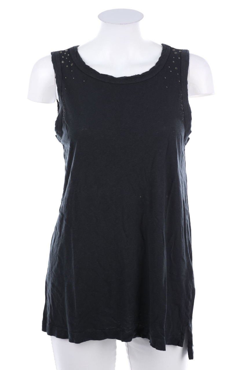 CURRENT/ELLIOTT - Distressed Top, Linen Mix - D 36