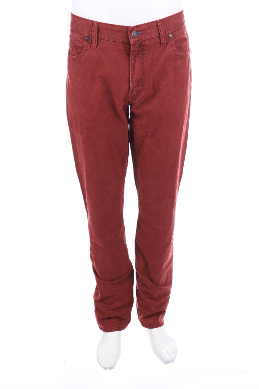 ALBERTO - straight cut jeans with Logo Patch - W36