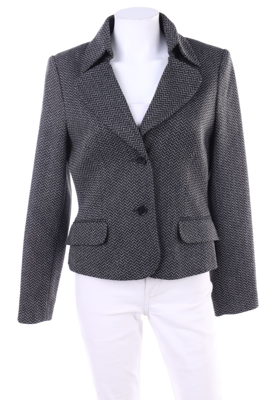 comma - Blazer mit Zickzack-Muster - D 38
