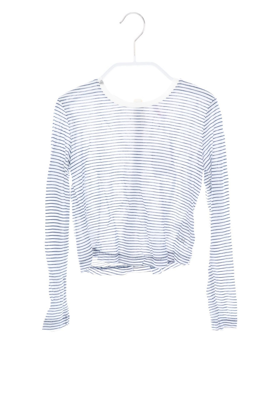 SUN68 - Stripe T-Shirt with Buttons - 104