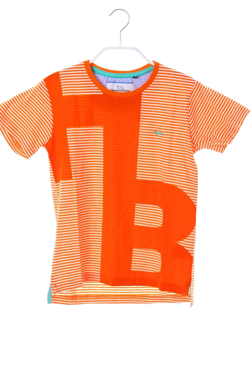 Harmont & Blaine - Stripe t-shirt with Logo-Stitching - 134