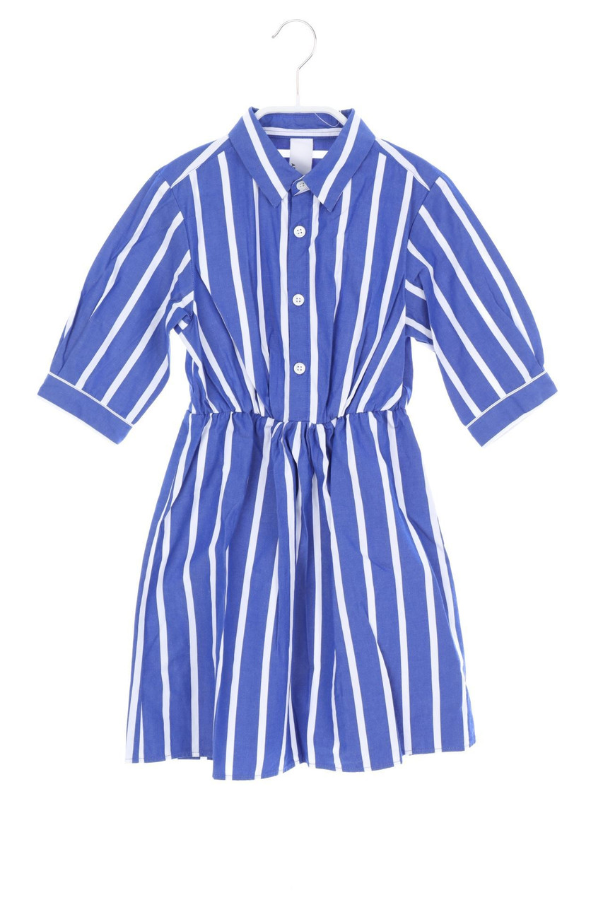 ARCH&LINE - Baumwoll-Kleid mit Streifen - 116