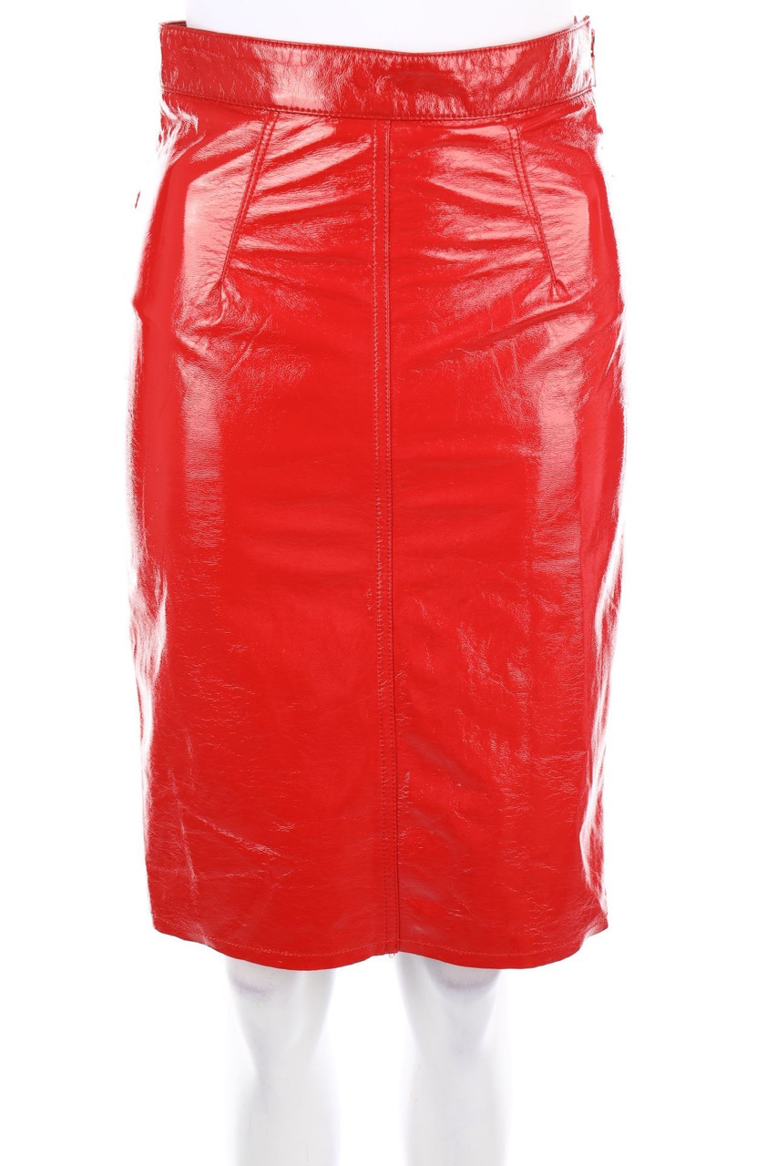 FIORUCCI - Patent-Faux Leather-Skirt - S