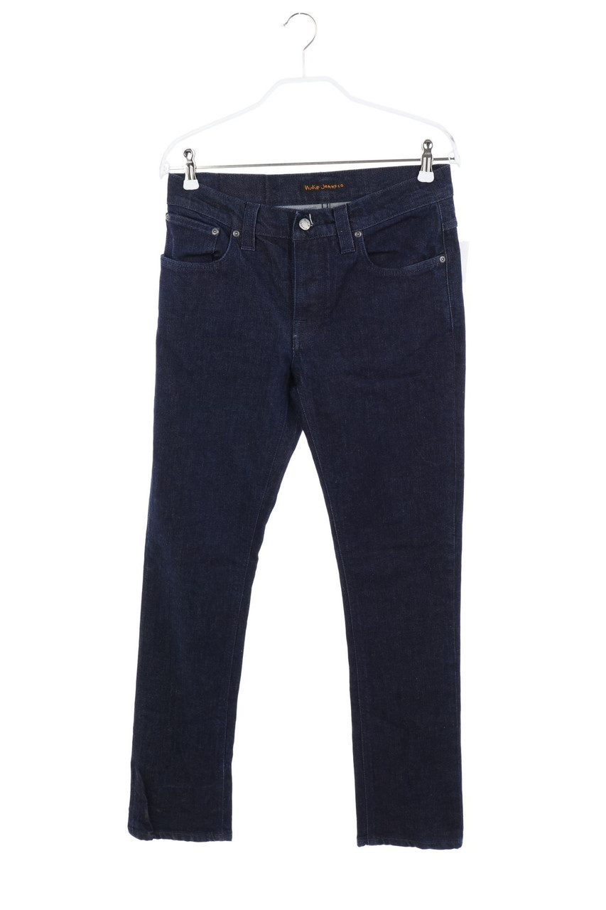 Nudie Jeans - dark denim skinny jeans with Logo Patch - W33