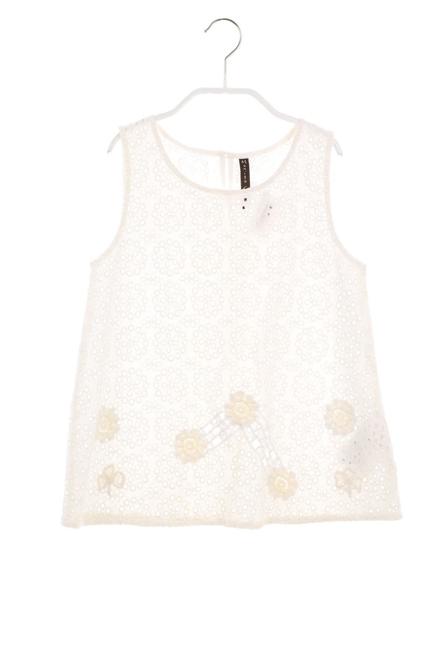 MANILA GRACE - blouse with Eyelet Lace - 134