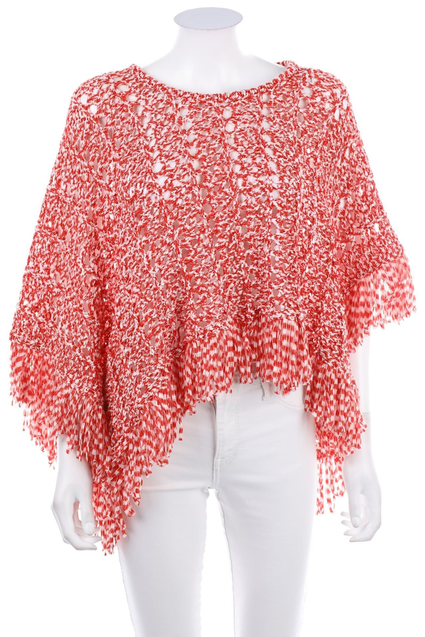 à la fois - Poncho with Fringes - ONE SIZE