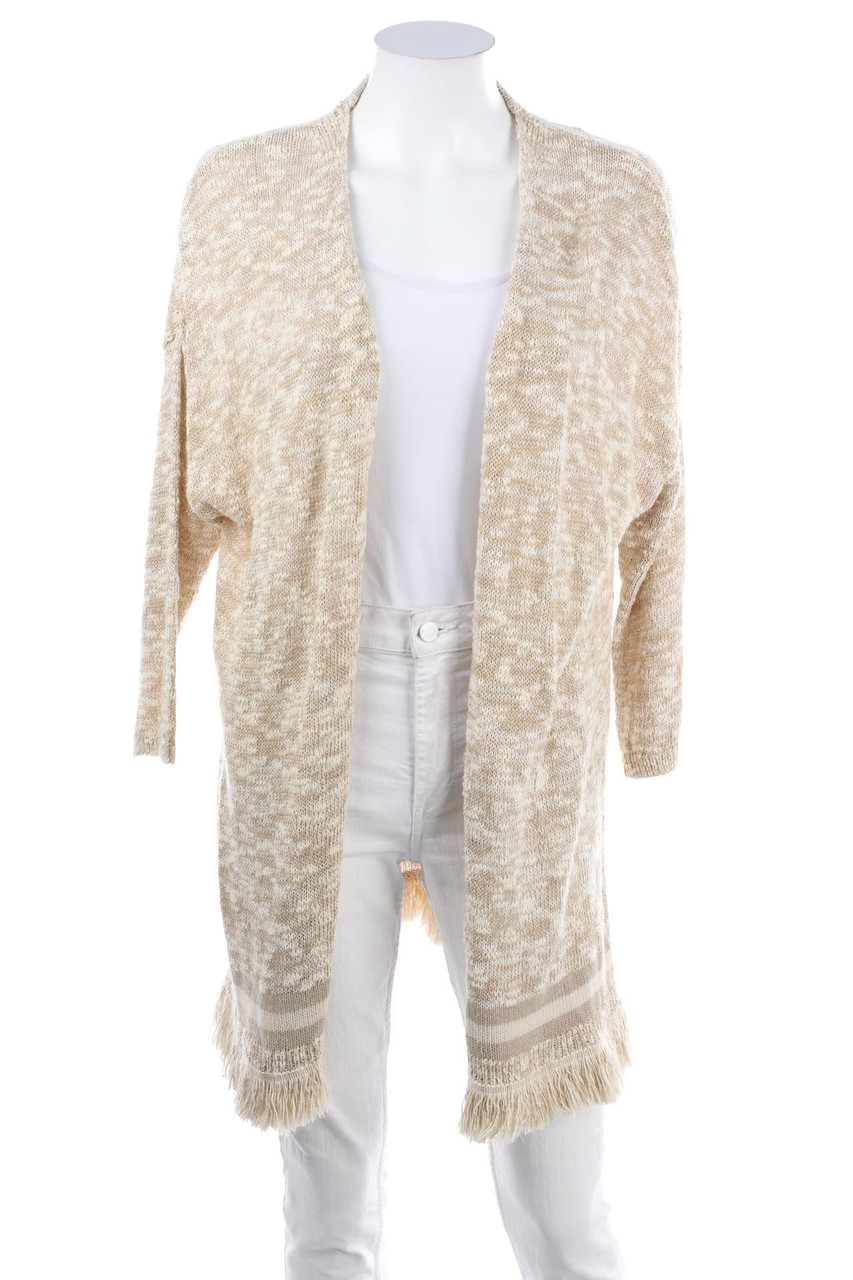JEFF - Boho-Cardigan aus Baumwoll-Mix - D 38