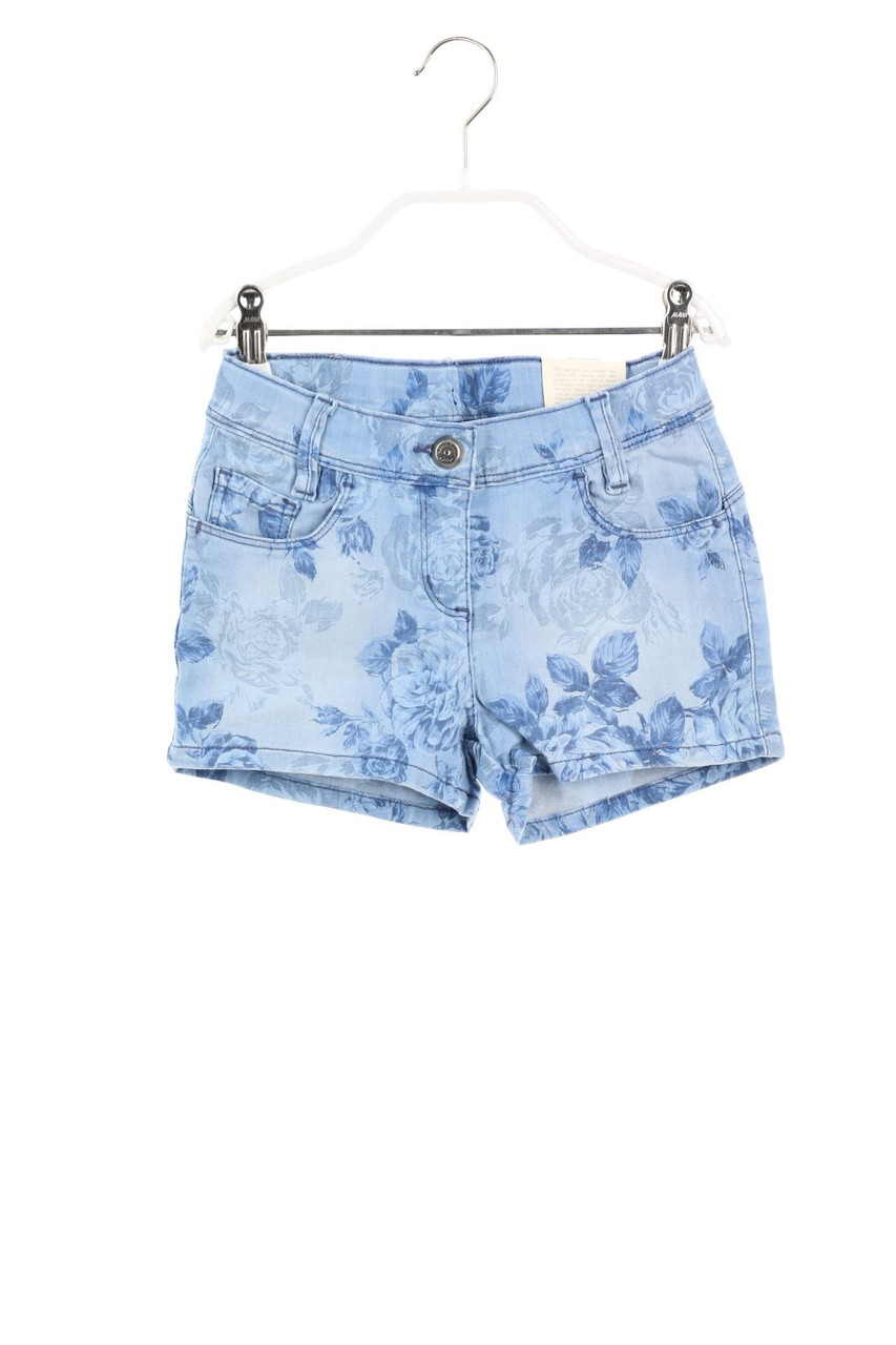 EDDIE PEN - Denim-shorts with Flower Print - 116