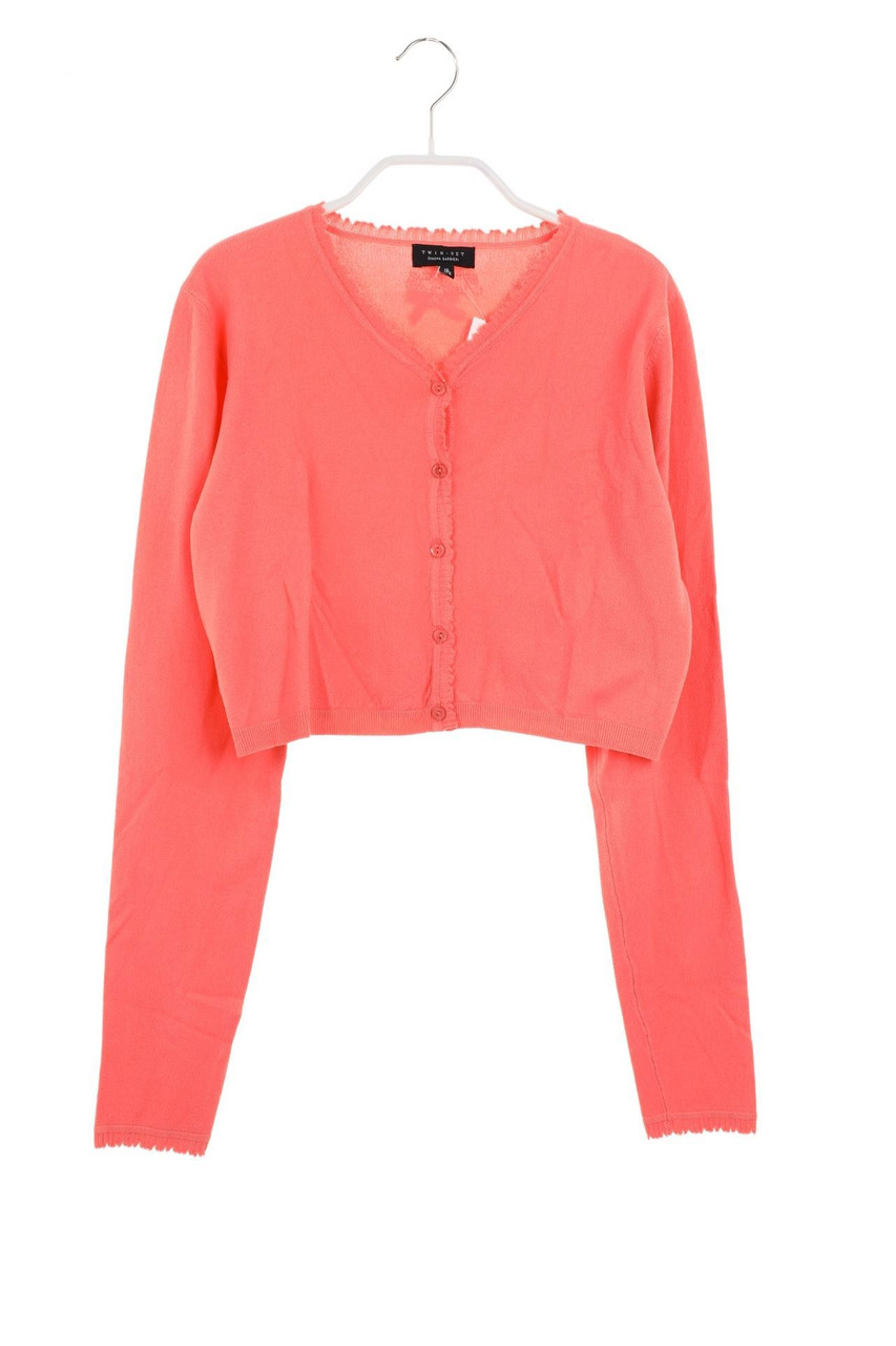 TWINSET - cardigan with Rhinestone Logo - 176