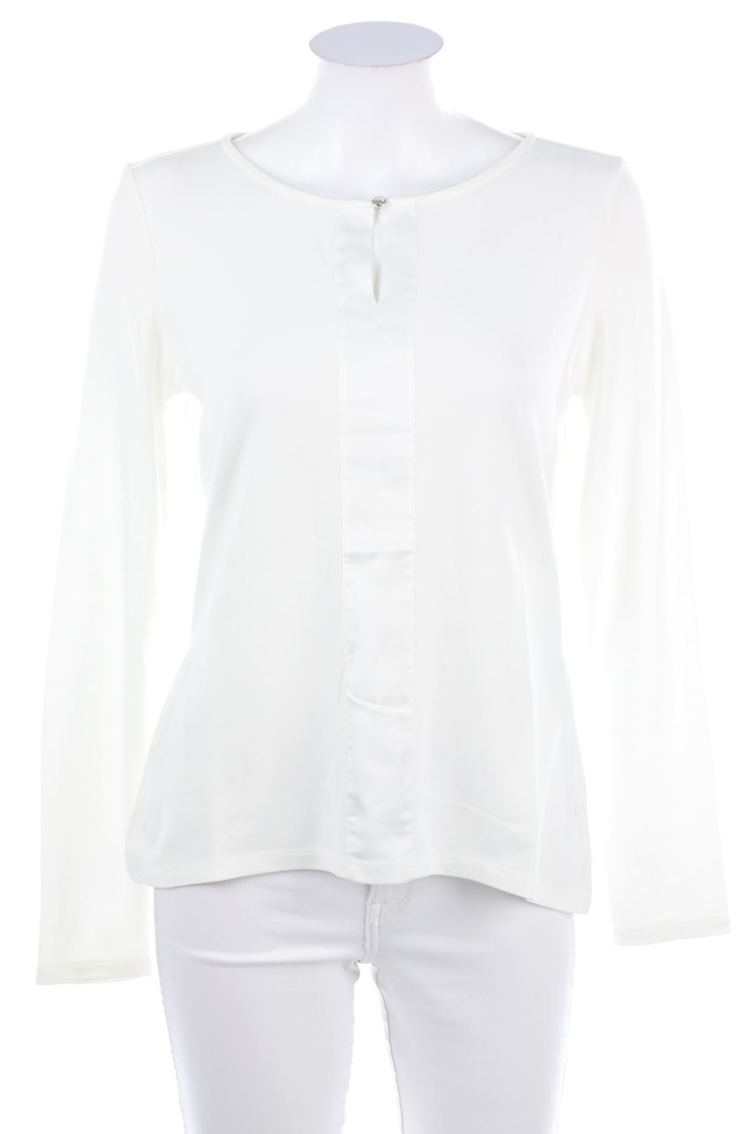 comma - Longsleeve-Shirt mit Keyhole - D 38