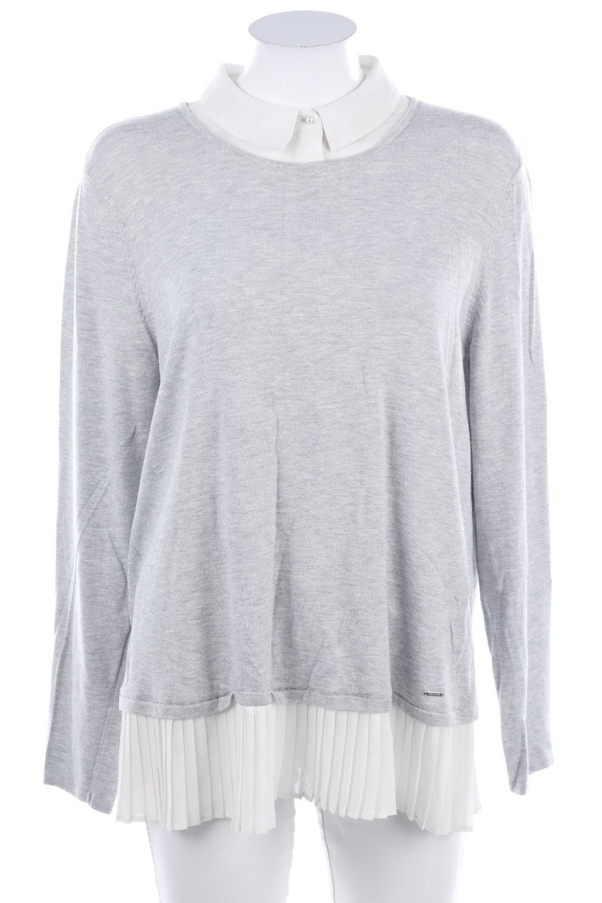 TAIFUN - Strick-Pullover im Layer Look - D 40-42