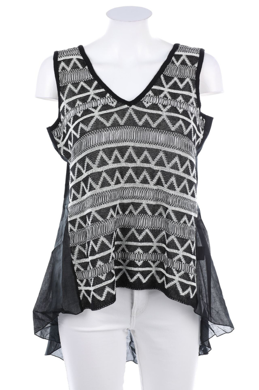 (nude) - Baumwoll-Strick-Top - D 38