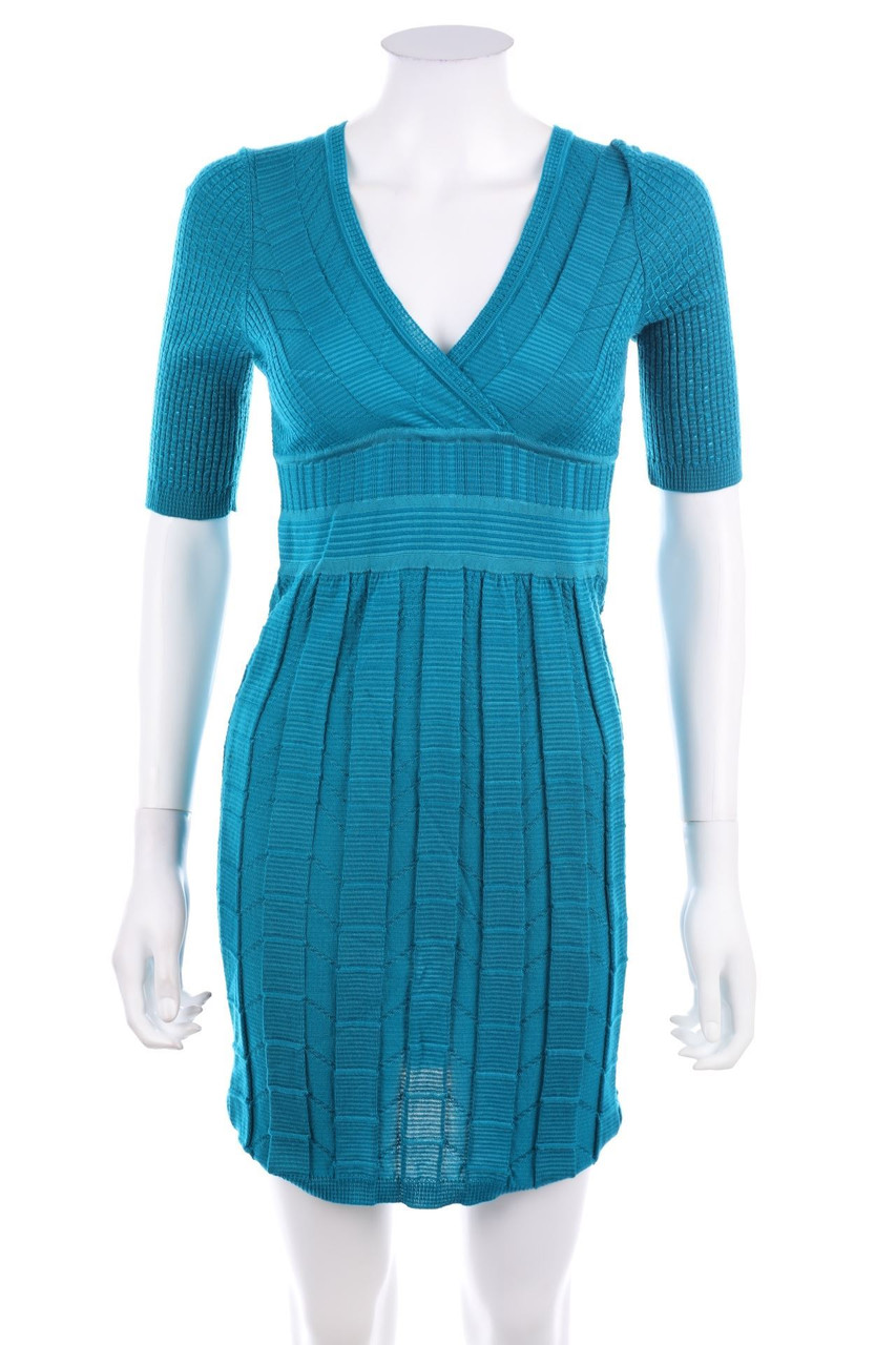 M MISSONI - Strickkleid in Wickel-Optik - XXS