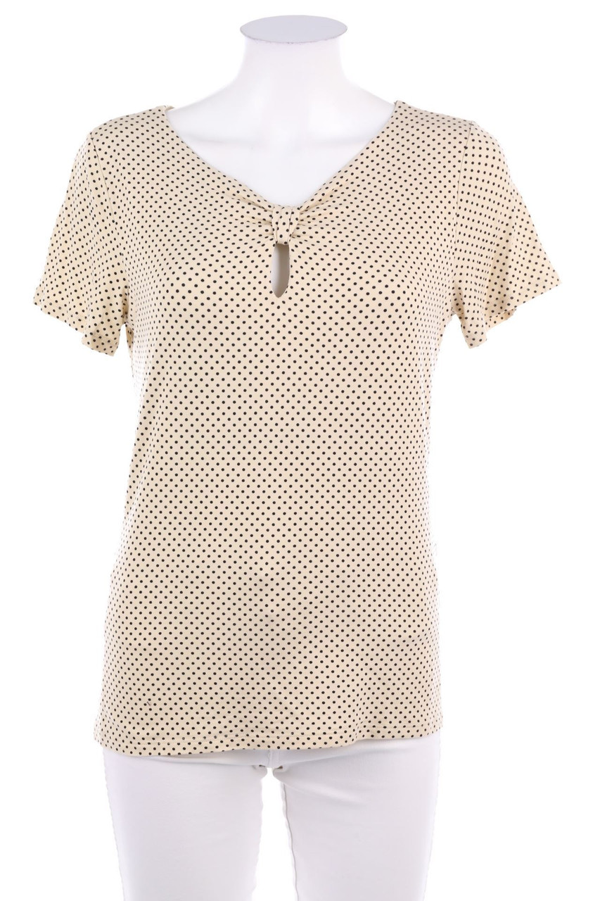 1.2.3. UN DEUX TROIS Paris - Kurzarm-Shirt mit Polka Dots - D 38