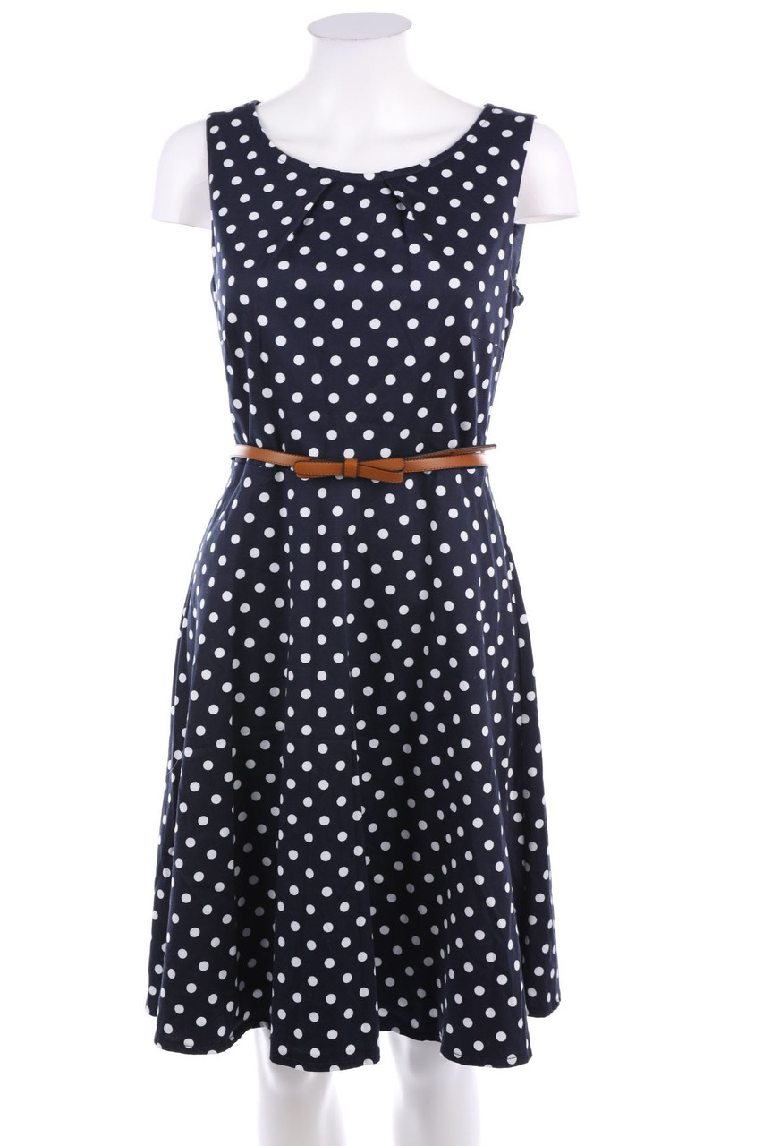 comma - Kleid mit Polka Dots - D 36