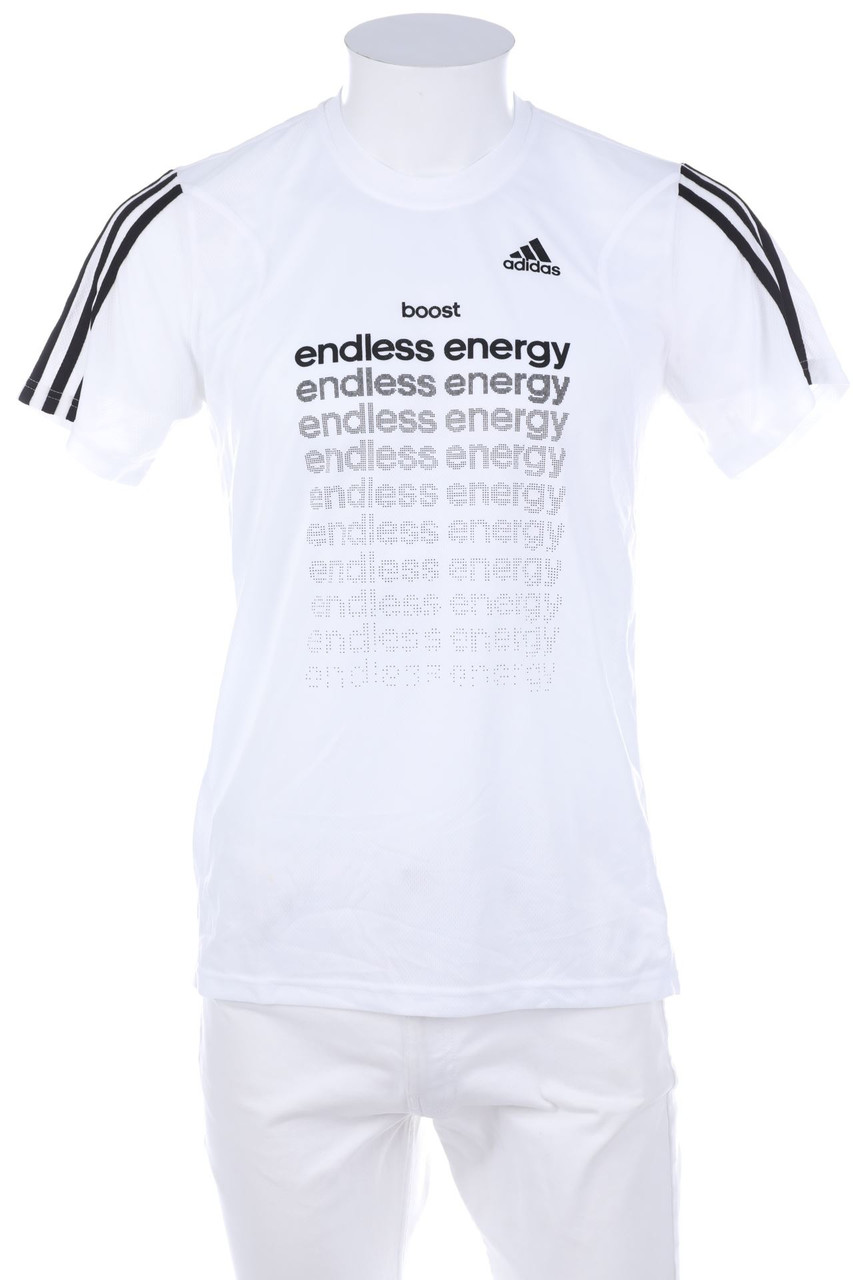 adidas - Sport-Shirt mit Statement-Print - S
