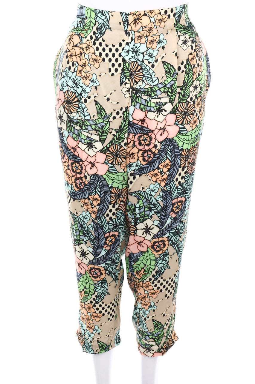 SEDUCTIVE - Jogger Pants with Flower Print - D 42