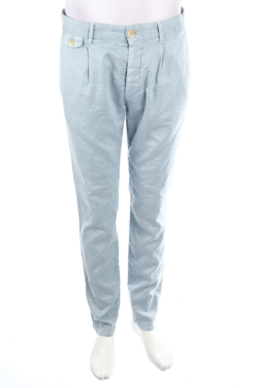 ALBERTO - Hose aus Baumwoll-Mix mit Leinen - W32