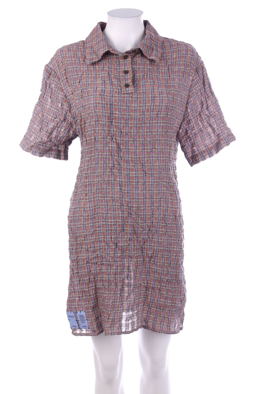 McQ ALEXANDER MCQUEEN - Mini Dress, Checked - M