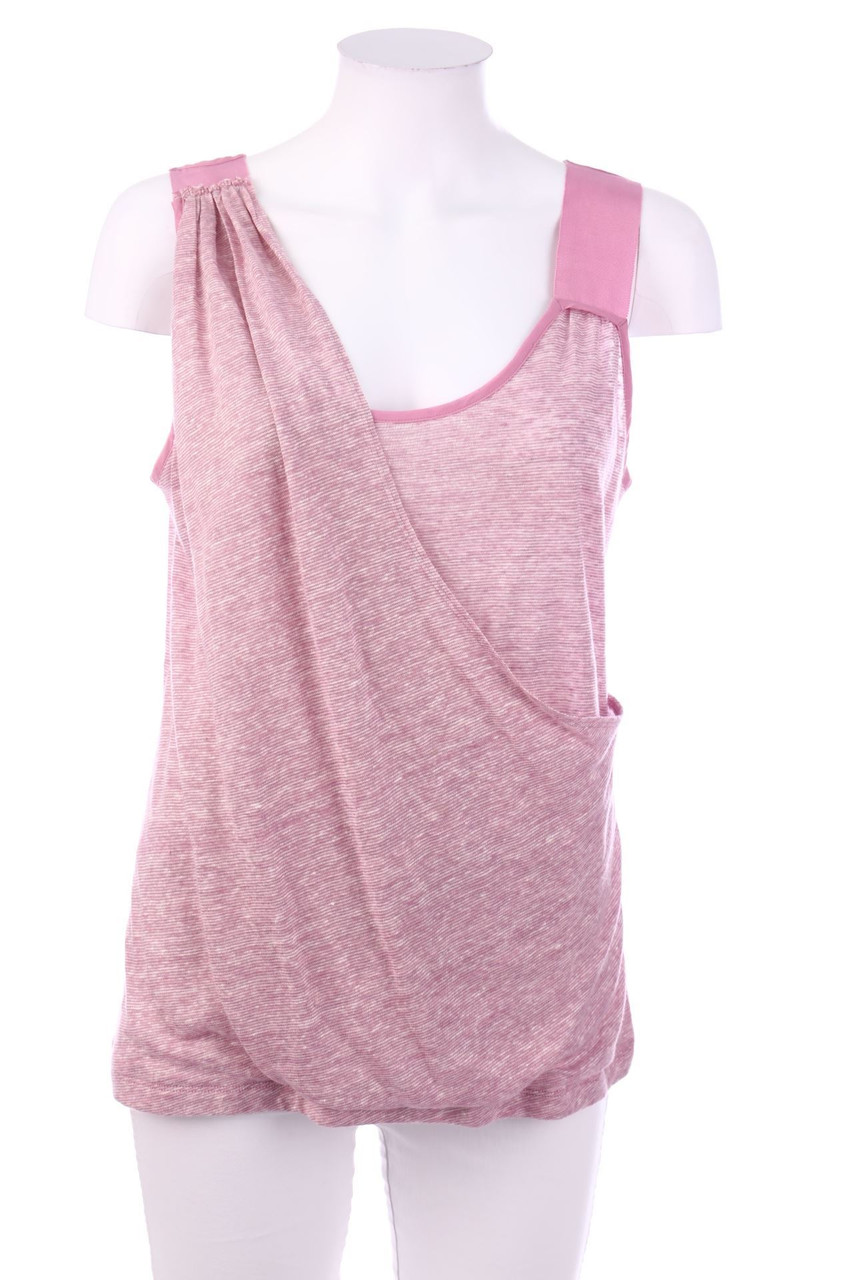 ADOLFO DOMINGUEZ - Top with Wrap-Effect - M